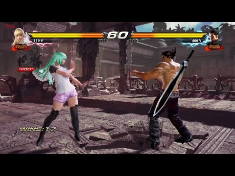 64 Lili Rochefort Hair Color VS Kazuya Mishima - Tekken 7 ( Uchiha x24 ) Gameplay PC