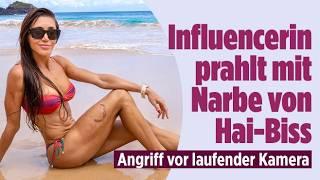 BRASILIEN: Hai-Biss in den Oberschenkel – Influencerin überlebt Horror-Attacke!