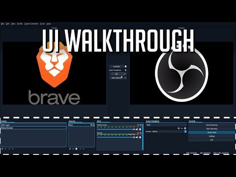 Quick Walkthrough of OBS Interface and How Things Work