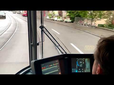 VBZ Zürich Tram | Bombardier Flexity Zürich - die erste Publikumsfahrt auf der Linie 11