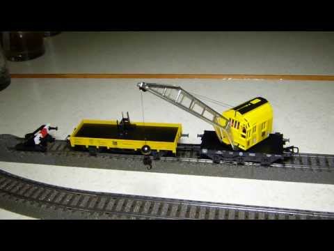 20. Stummi-Treff WN,  15 - Digitaler Kranwagen mit Kranschutzwagen auf Tuchfühlung mit BR 50 1924