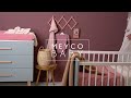 thumbnail: Meyco baby wieglaken Hearts soft pink