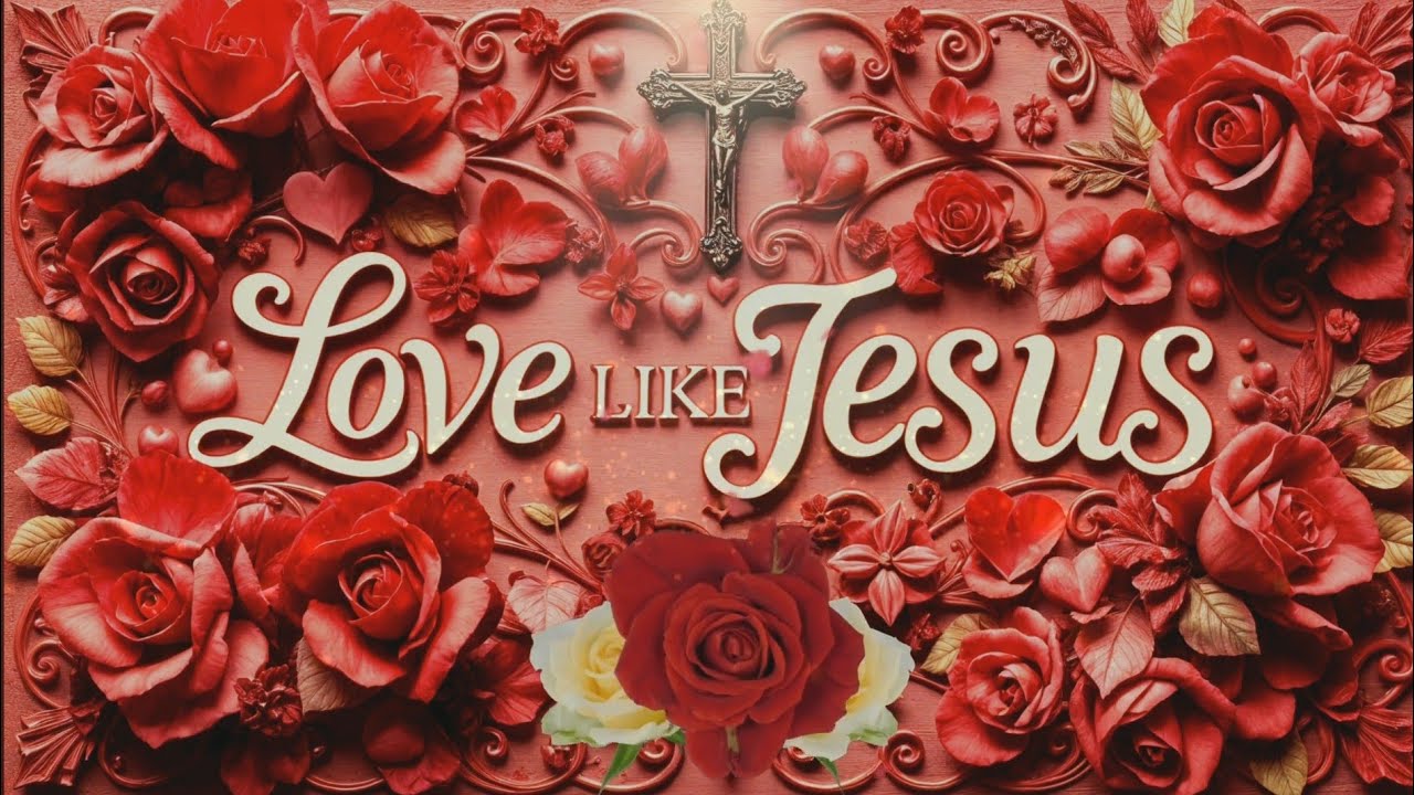 ❤️ Love Like Jesus: NO ADS Catholic Background Animation Screensaver for Valentine's Day ❤️