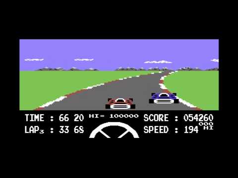 Lukozer Retro Game Review 127 - Formula One Simulator - Commodore 64