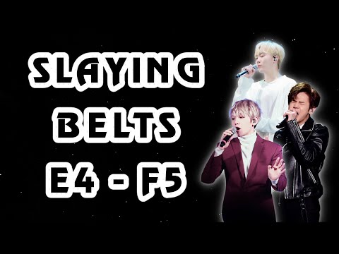 Yoseob (요섭) vs. Baekhyun (백현) vs. Seungkwan (승관) Belting Battle (E4 - F5)