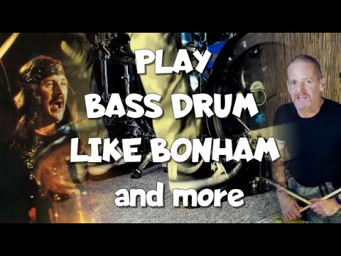 Play Bass Drum like John Bonham tutorial