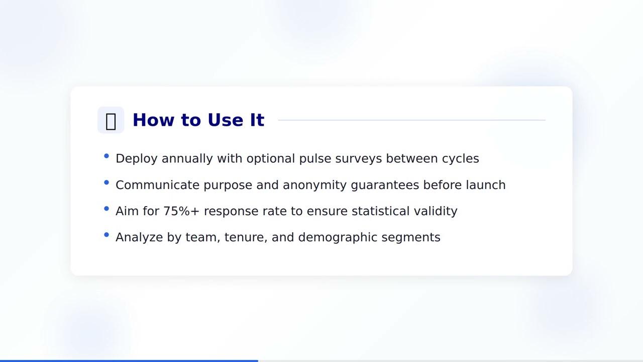 Engagement Survey Template Guide