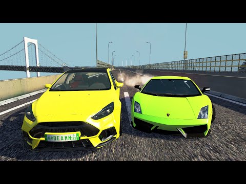 Epic High Speed Racing Crashes - BeamNG.Drive