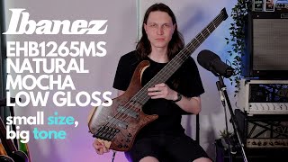 Video thumbnail for New For 2022! Ibanez EHB1265MS Natural Mocha Low Gloss - Small Size, Big Tone by Oli Royer