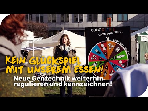 Neue Gentechnik: Kein Glückspiel mit unserem Essen!