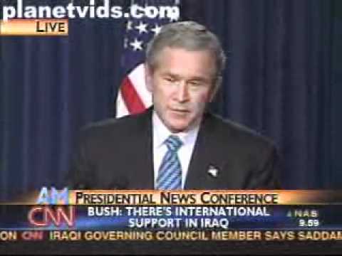 Bush Gets Caught Off Guard