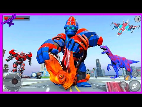 Gorilla Robot Car Robot Games Android gameplay