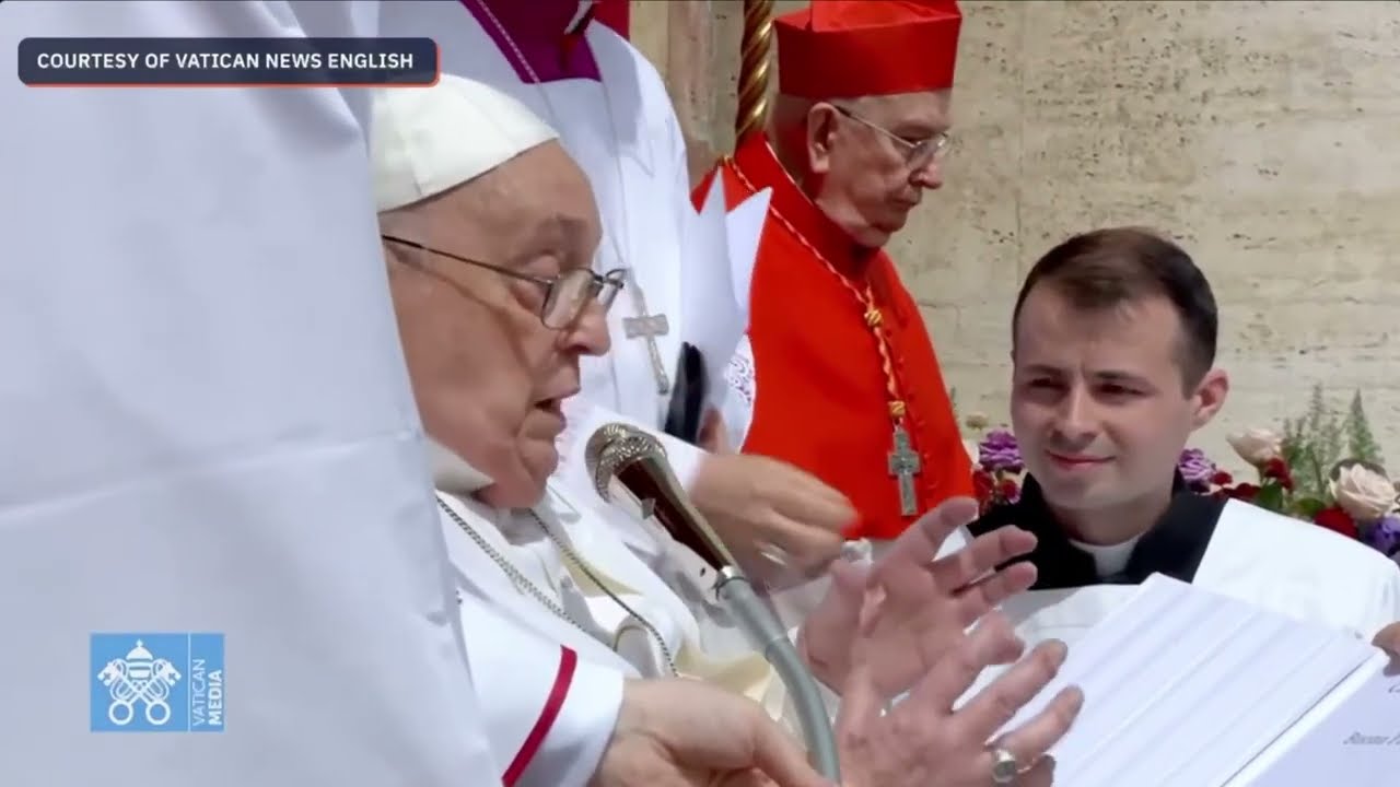 Pope Francis’ last public appearance