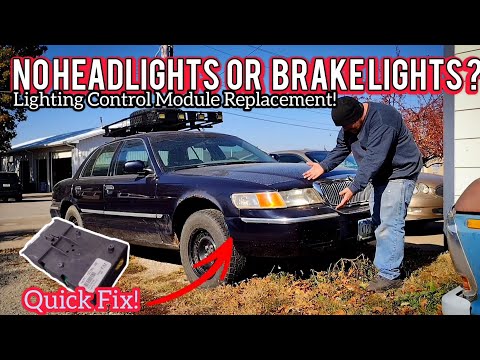 How To Replace Lighting Control Module - Grand Marquis | Crown Vic | Town Car