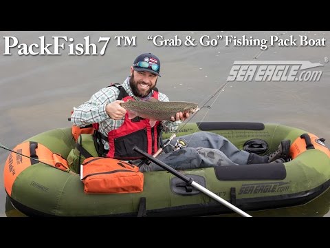 Sea Eagle PackFish™ 7 - The Solo "Grab & Go" Fishing Pack Boat!