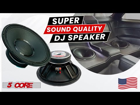 5 Core 10 Inch Car Audio Subwoofer Raw Replacement PA DJ Speaker Sub Woofer 85W RMS 850W PMPO Subwoofers 4 Ohm 1" Copper Voice Coil  FR 10 120 WP image 14