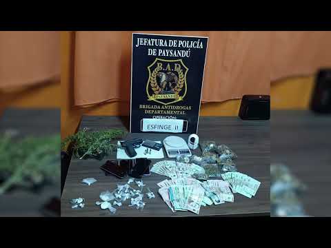 Operación Esfinge II en Paysandú allana tres bocas de venta de drogas