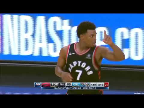 Kyle Lowry'den sürenin bitimine 1 saniye kala step back 3!