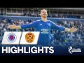 Rangers 2 1 Motherwell Černý Scores Outstanding First Rangers Goal William Hill Premiership