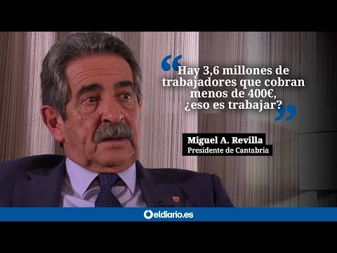 Revilla: "Hay 3.6 millones de trabajadores que cobran menos de 400€, ¿eso es trabajar?"