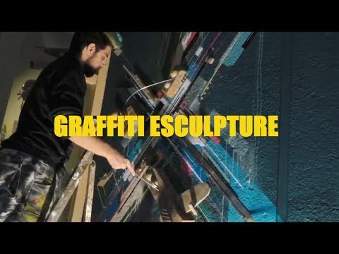 URBAN ART KAZZIUS  GRAFFITI ESCULPTURE