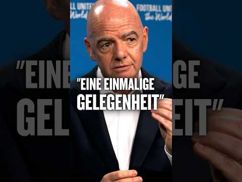 Video Thumbnail: "Einmalige Gelegenheit": Infantino erklärt seine Idee der FFE #shorts