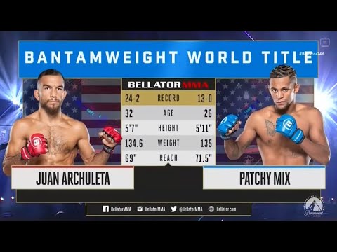 Full Fight || Juan Archuleta vs. Patchy Mix || Bellator 246