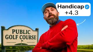 What can +4 handicap shoot on a Public Course in USA