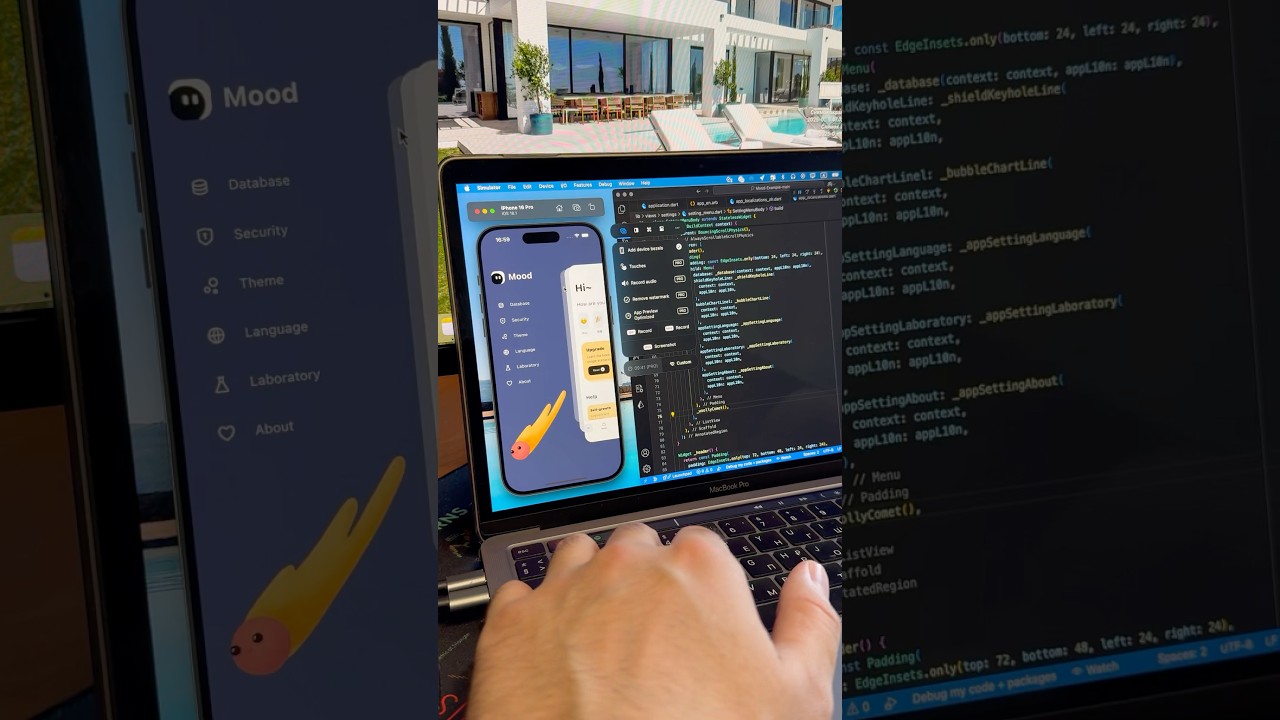Flutter Mood App – Create Menu in 15 Seconds