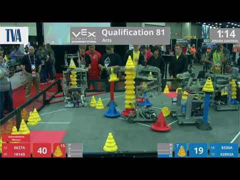 2018 VRC Arts Q81 - 6627A 1814D vs 8330A 62993A - 127 to 87