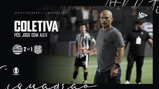 COLETIVA PÓS-JOGO COM ALEX DE SOUZA | ATHLETIC X PONTE PRETA