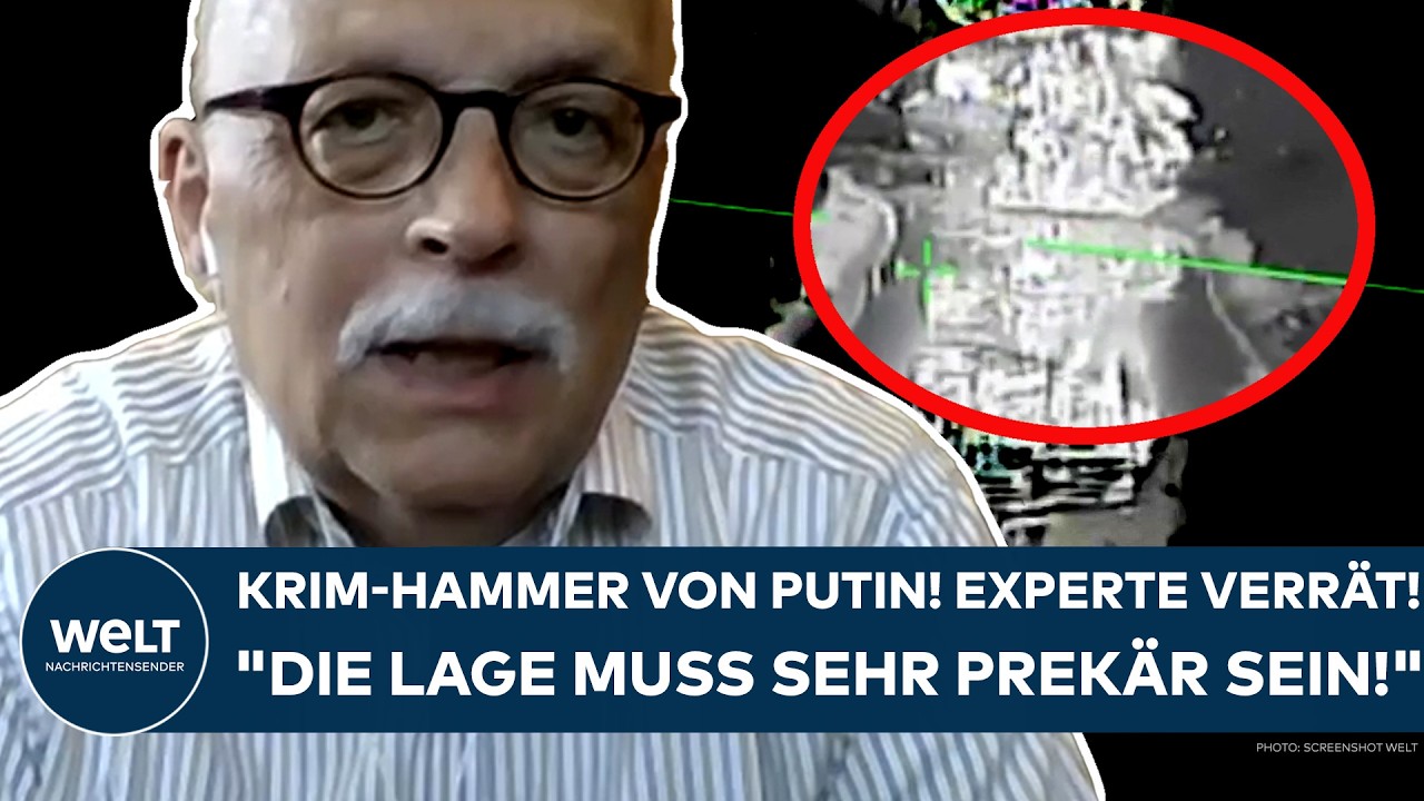 UKRAINE-KRIEG: Krim-Hammer von Wladimir Putin! Experte verrät! "Die Lage muss sehr prekär sein!"
