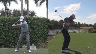 CHARLES HOWELL - SYNCED DRIVER GOLF SWING FACE-ON & DTL REG & SLOW MOTION - 1080p HD