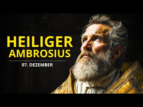 HEILIGER AMBROSIUS: DER BISCHOF, DER ZUR LEGENDE WURDE