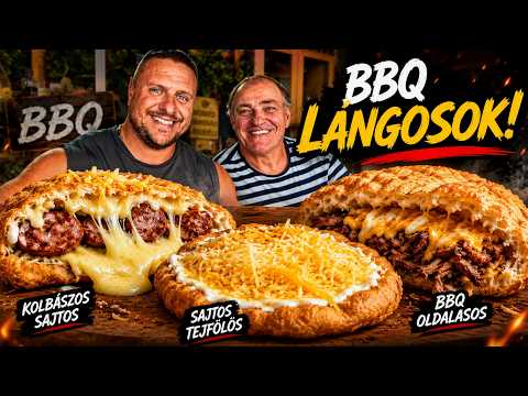 BBQ lángos variácók🤯🔥Ilyet még tuti nem ettél🤯🔥#reklam