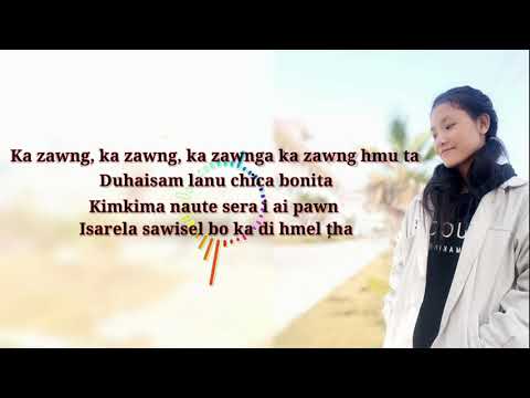 Isaac feat Ooze - Chica Bonita(Lyrics Video)||Mizo hla thar||