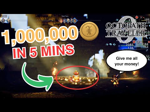 This Money Farm Breaks Octopath Traveler 0 (1M Leaves in 5 Minutes)