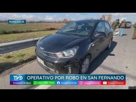 En San Fernando, Carabineros detiene a  4 sujetos por robo, la totalidad de las especies recuperadas