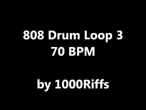 808 Drum Loop 3 : 70 BPM - Beats Per Minute