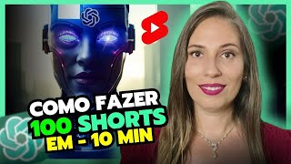 APRENDA A CRIAR 100 SHORTS EM MENOS DE 10 MINUTOS UTILIZANDO INTELIGÊNCIA ARTIFICIAL CHAT GPT+CANVA