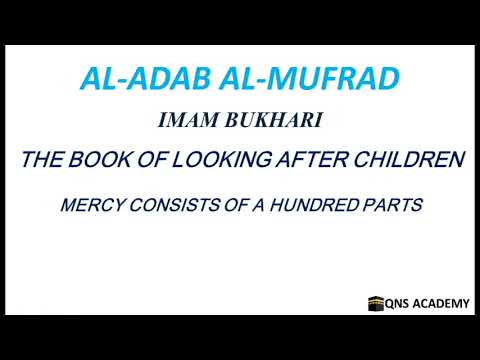 Adab Al Mufrad 5-10: Mercy consists of a hundred parts, Hadith 100 of 1322