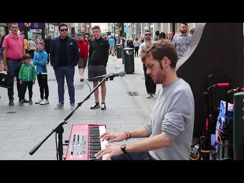 Andrea's S Mcnamara Cover of Jealous Guy Live from Grafton Street Dublin