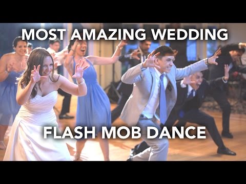 BEST SURPRISE WEDDING DANCE FLASH MOB Michael Jackson Medley