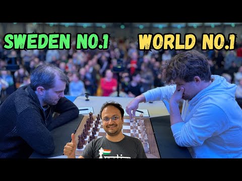 The battle of Scandinavians | World no.1 vs Sweden no.1 | Magnus Carlsen vs Nils Grandelius