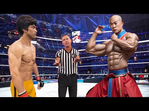 🐲WWE 2K23 | Bruce Lee vs Shaolin Master : WWE 2K July 29, 2023