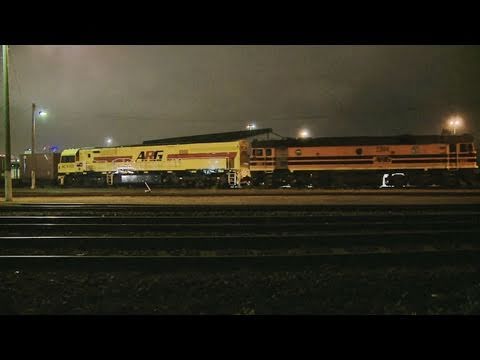 ARG diesel locomotive AC4302 delivery run to WA - Australian Trains & Railroads - ARG AC4300 class