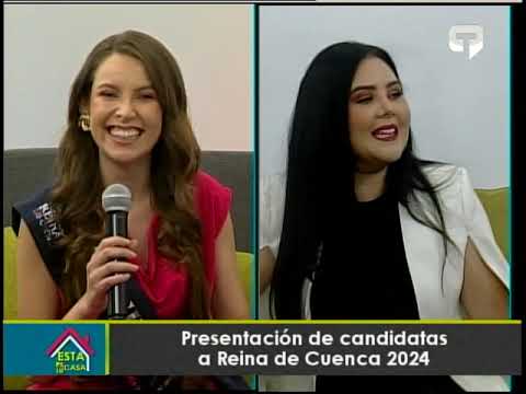 Marissa Flores y María Emilia Abad, candidatas a Reina de Cuenca 2024