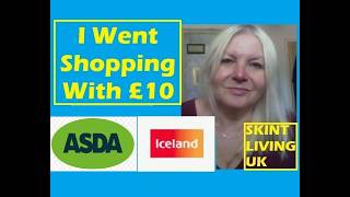 £10 Food Shop from Asda & Iceland during freezer week #lowbudget #lowspend #cheapfood #cheapshopping