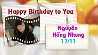 MỪNG SINH NHẬT CÁC THÀNH VIÊN 16 CỬA ĐÔNG THÀNG 11-2012