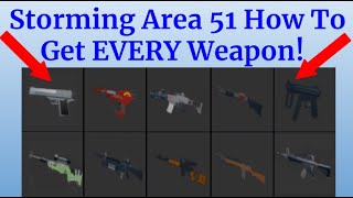 How To Find All The Guns In Area 51 In Roblox 2019 Th Clip - 